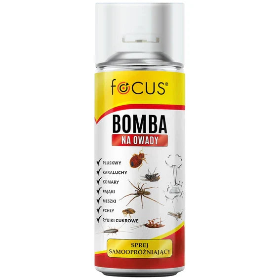 Focus Insecticidebom 400 ml – spuitbus met automatische lediging
