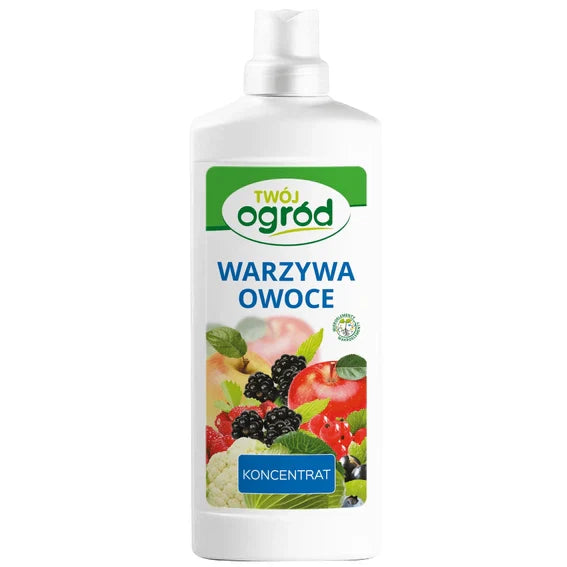 Vloeibare meststof voor groenten en fruit 900 ml – Uw tuin