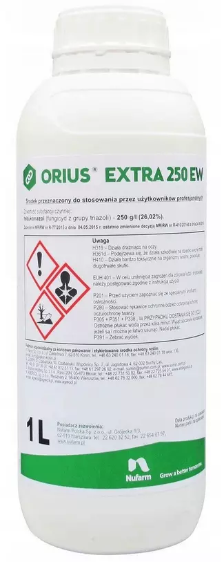 ORIUS EXTRA 250 EW A 1L – Effectieve bescherming van koolzaad en granen