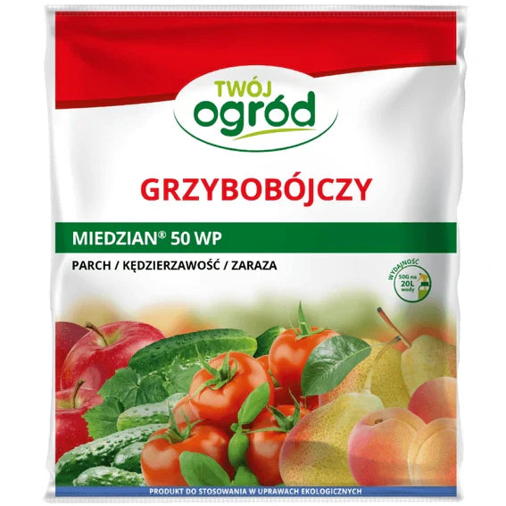 Miedzian 50 WP 100g (koperoxychlooride) Uw tuin – Schimmeldodend middel